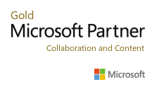 Logo Gold Microsoft Partner Collaboration Content
